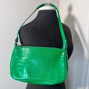 Wild Fable Shoulder Bag Green Faux Crocodile 🐊